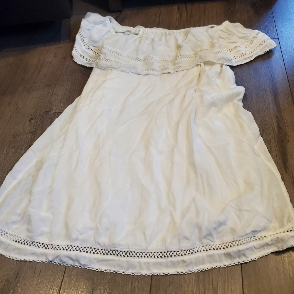 Wilfred white off shoulder dress
